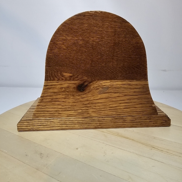 Vintage Bell Clock Company Brass Ship Porthole Quartz Mantel Clock W/Wooden Base - Picture 4 of 12